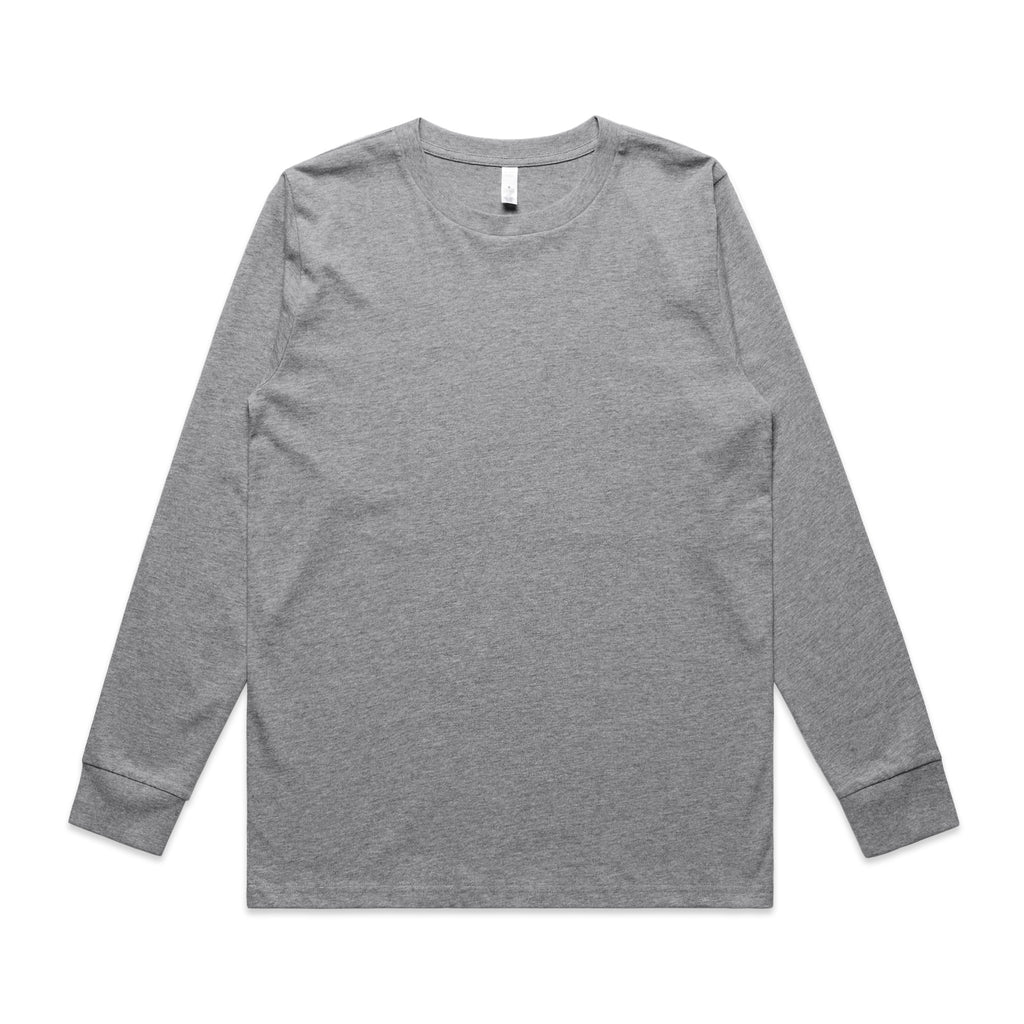Long Sleeve Standard Tshirt in Grey Marble