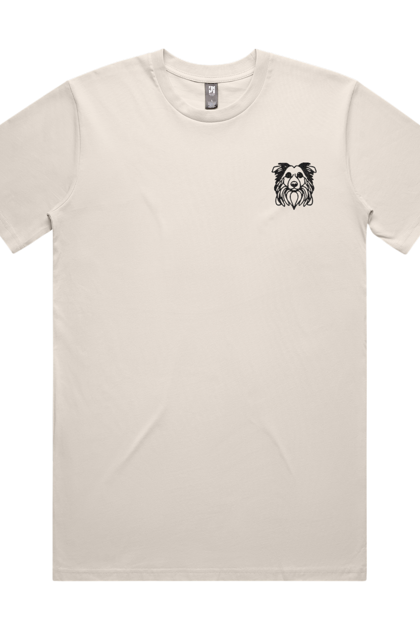 Border Collie Face Logo
