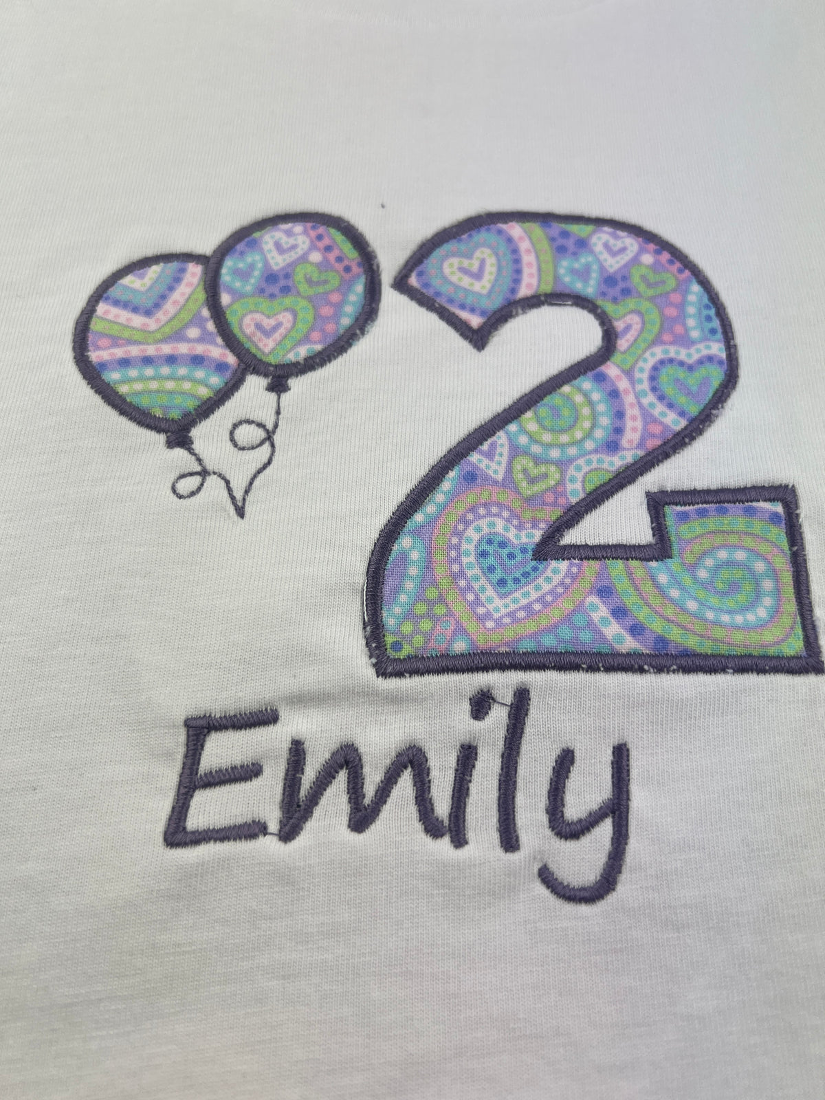 Birthday Balloons with Name and Age