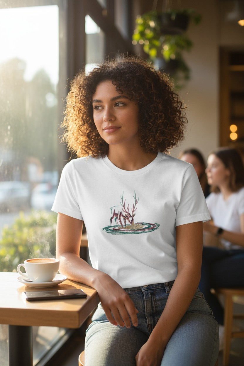 Drinking from the Galaxy Deer