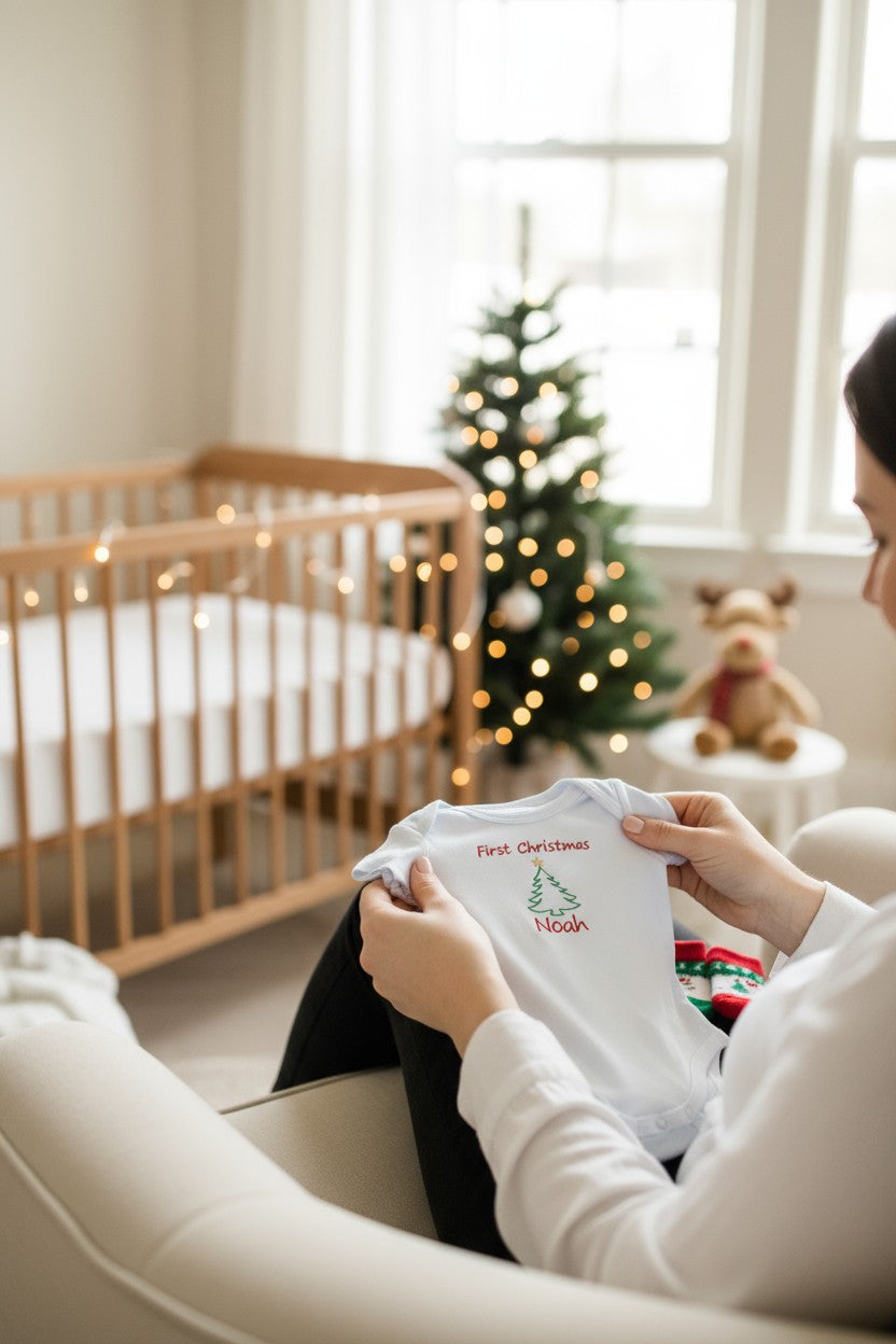 First Christmas with Baby Name