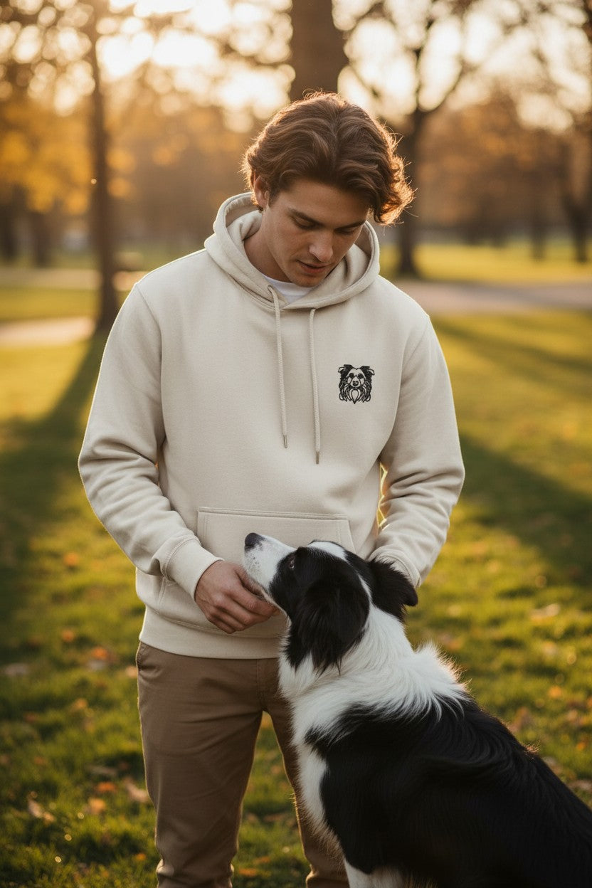 Border Collie Face Logo