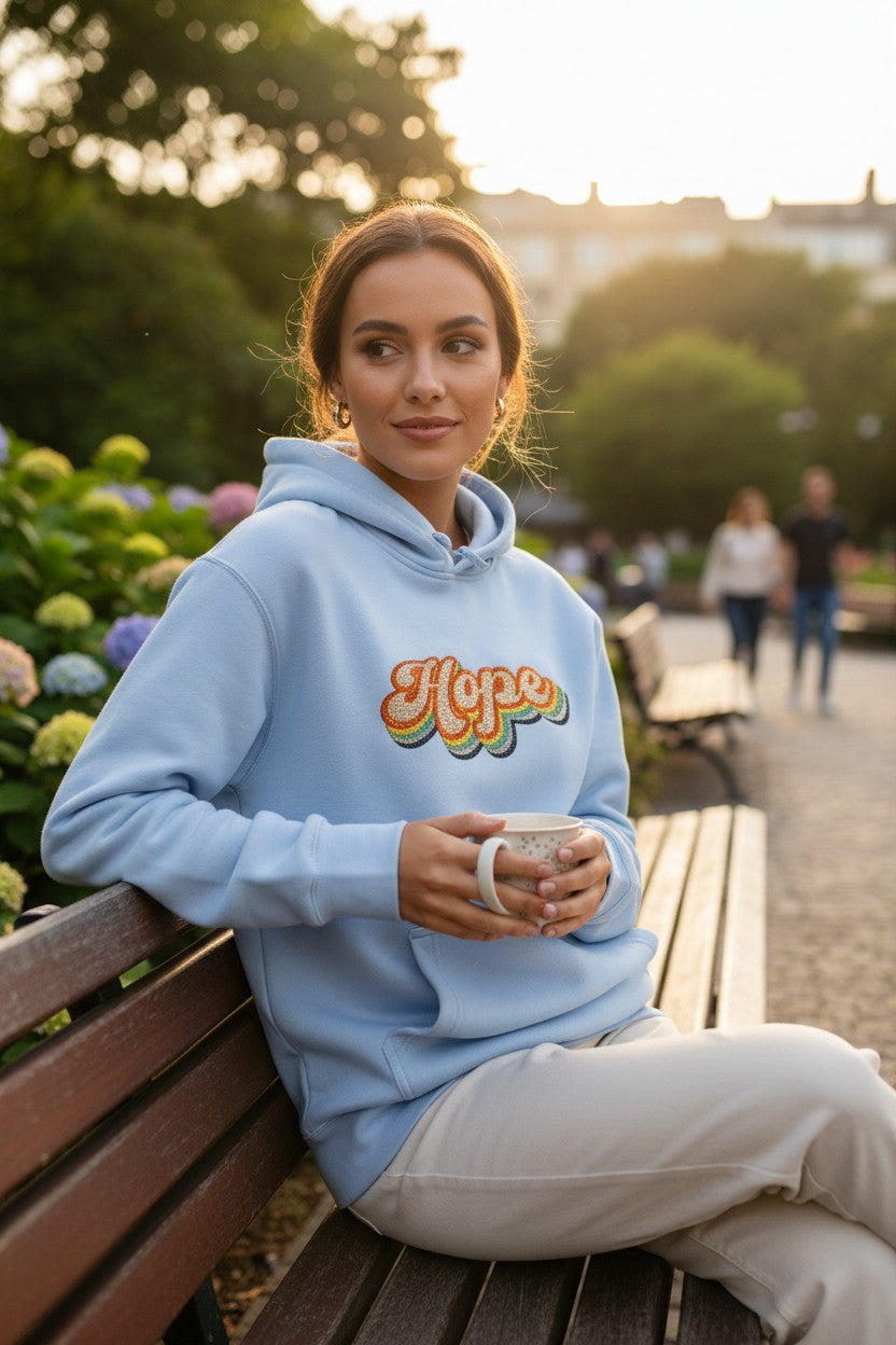 Hope embroidered