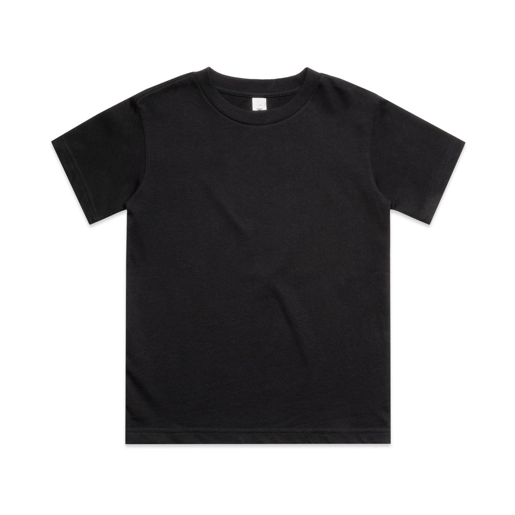 Kids Short Sleeve Standard Tshirt Black