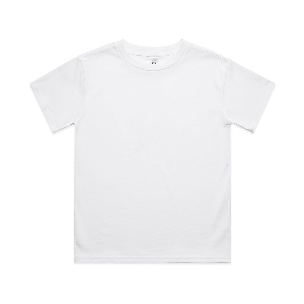 Kids Short Sleeve Standard Tshirt White