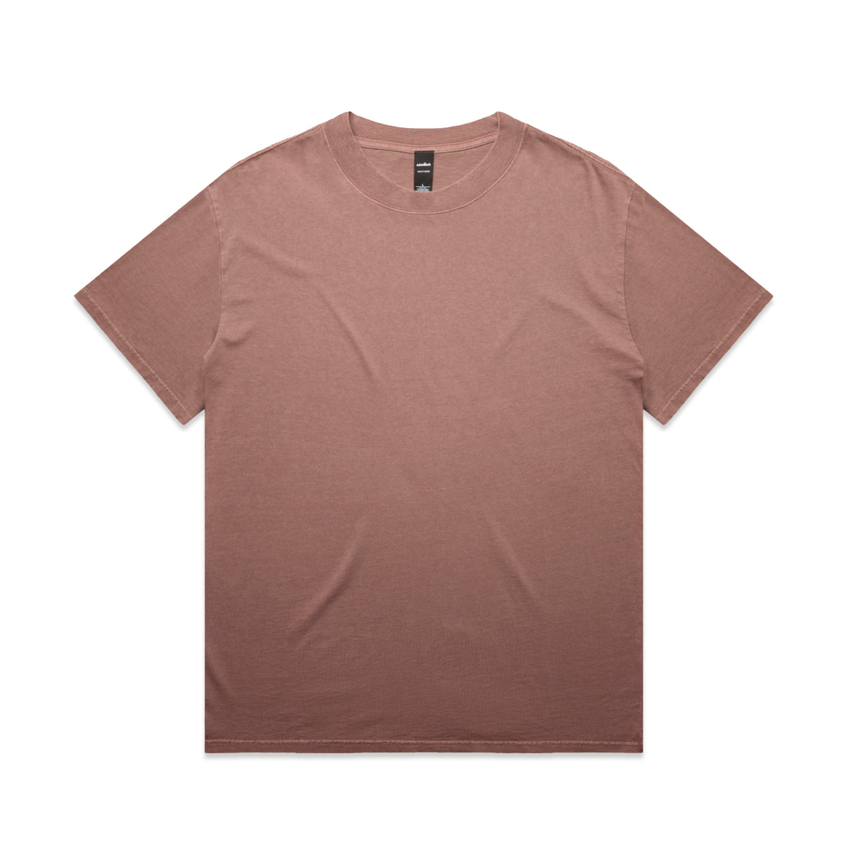 Men Short Sleeve Box Tshirt in Faded Pink