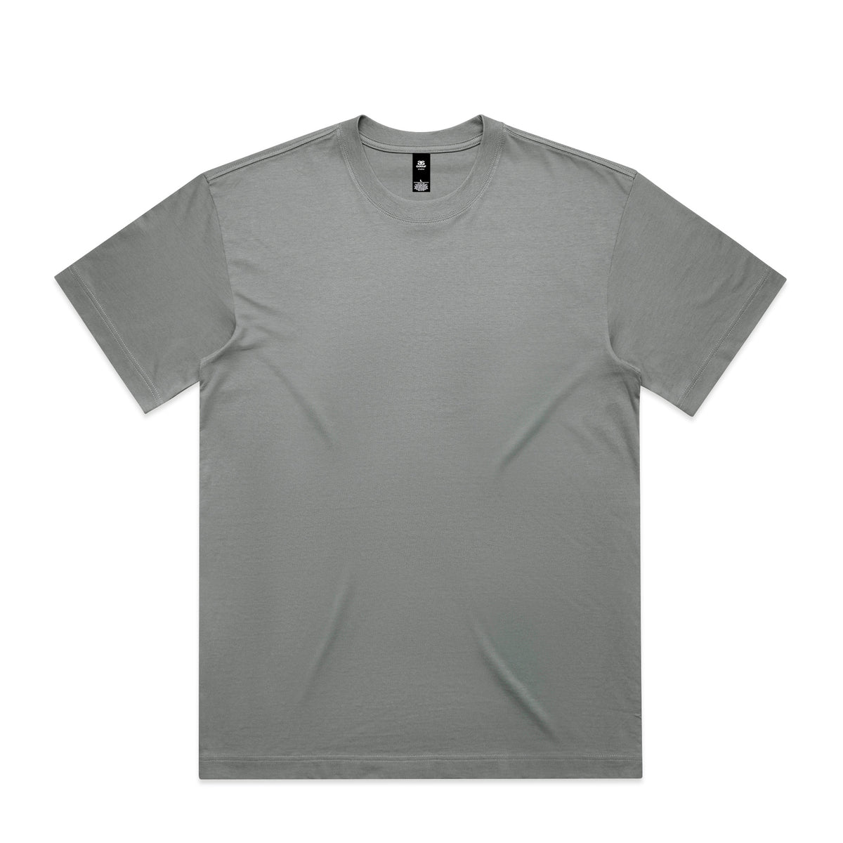 Men Short Sleeve Box Tshirt in Shadow Grey