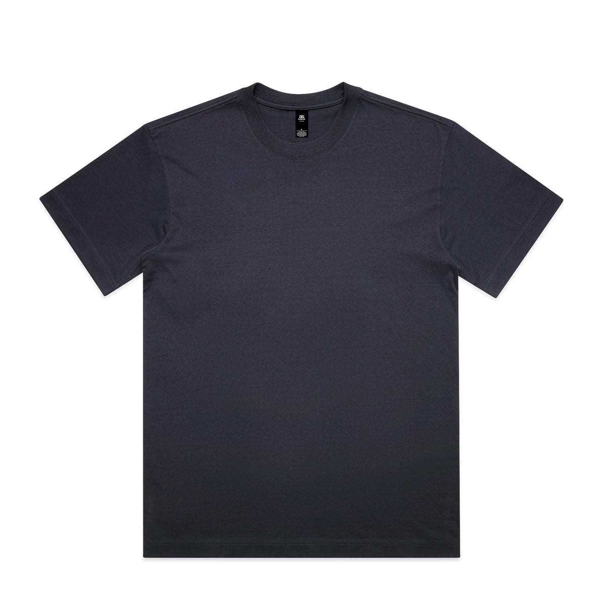 Men Short Sleeve Box Tshirt in Ink Blue