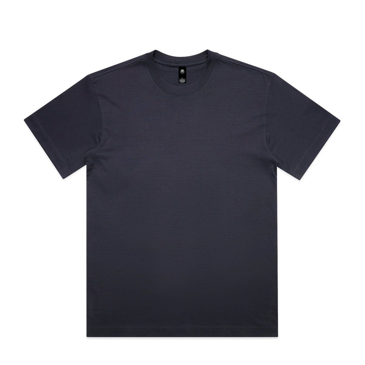 Men short sleeve box tee in ink blue