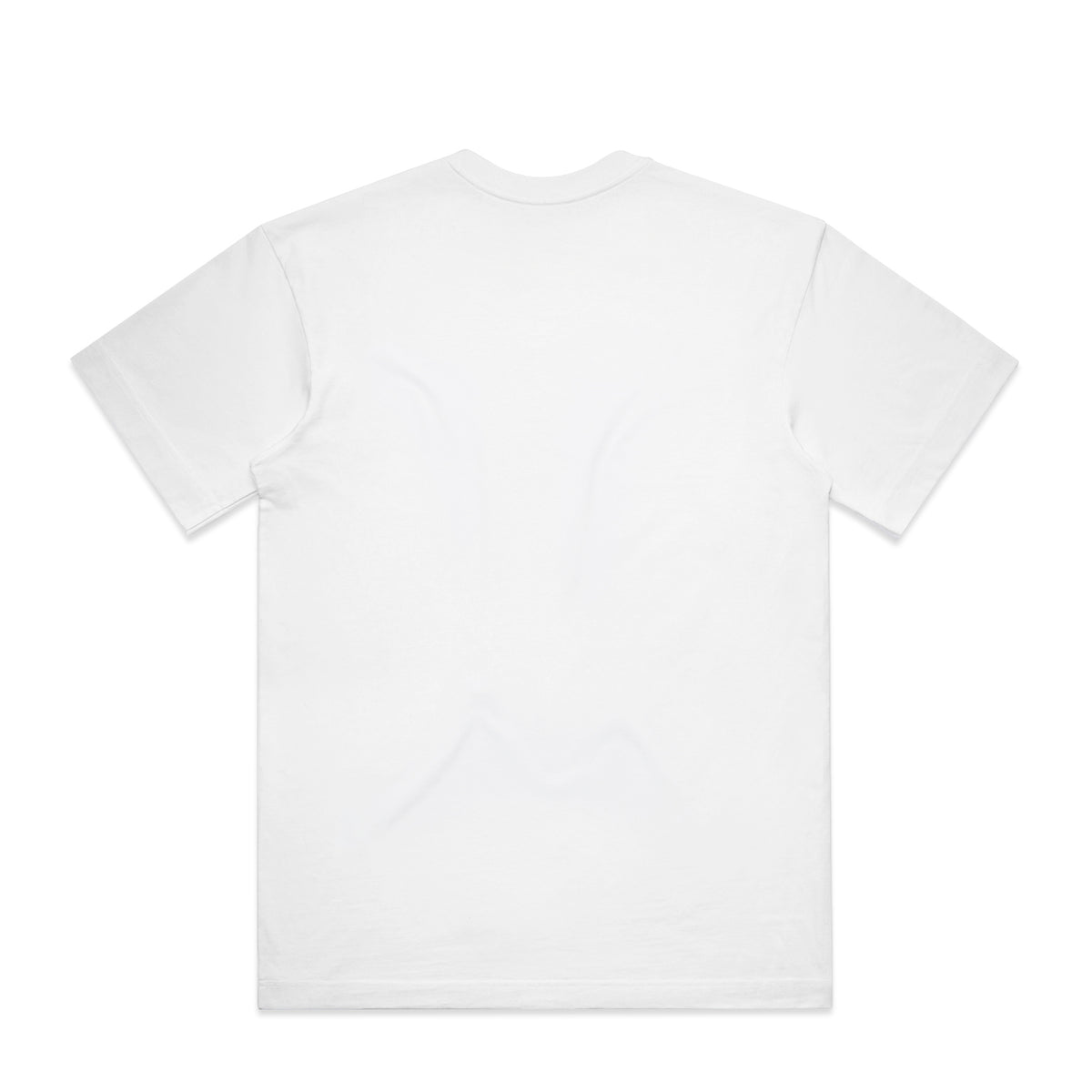 Men Short Sleeve Box Tshirt in White