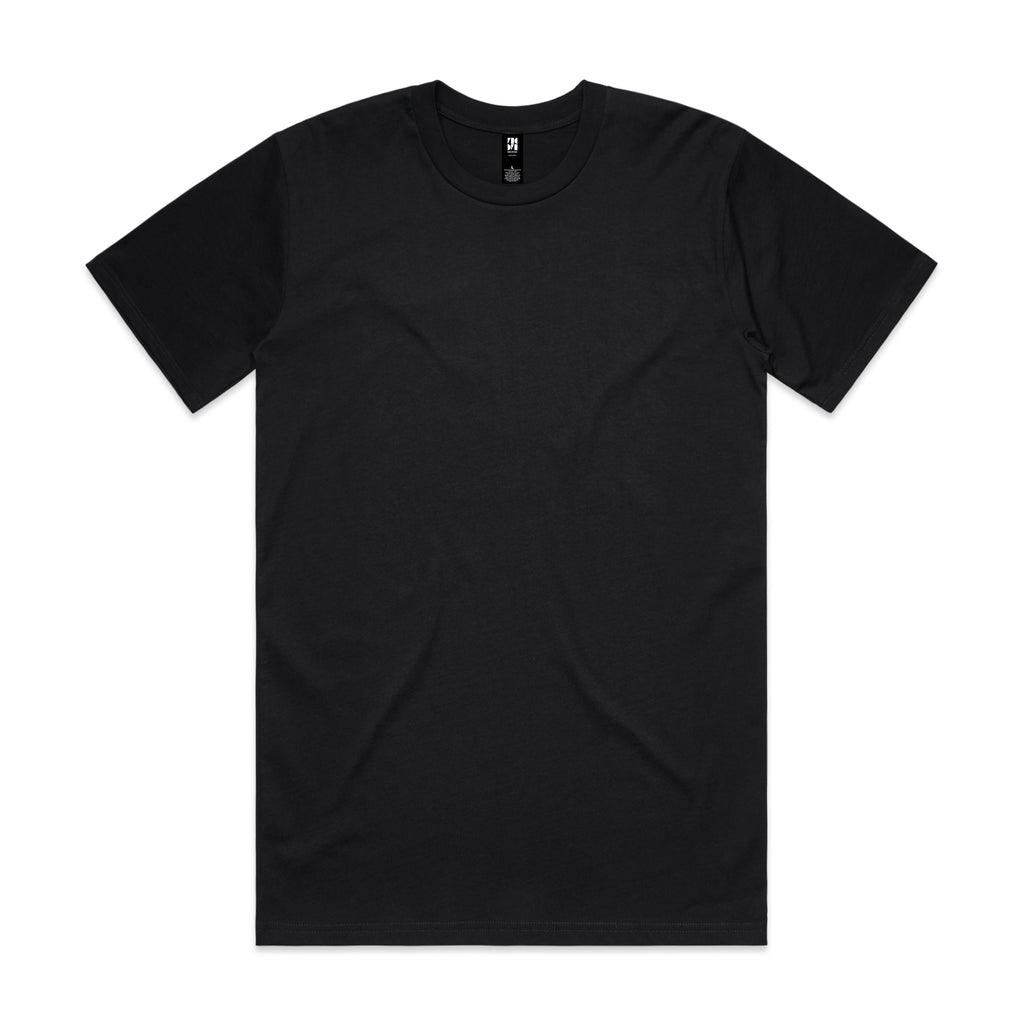 Men Short Sleeve Standard Tshirt in Black
