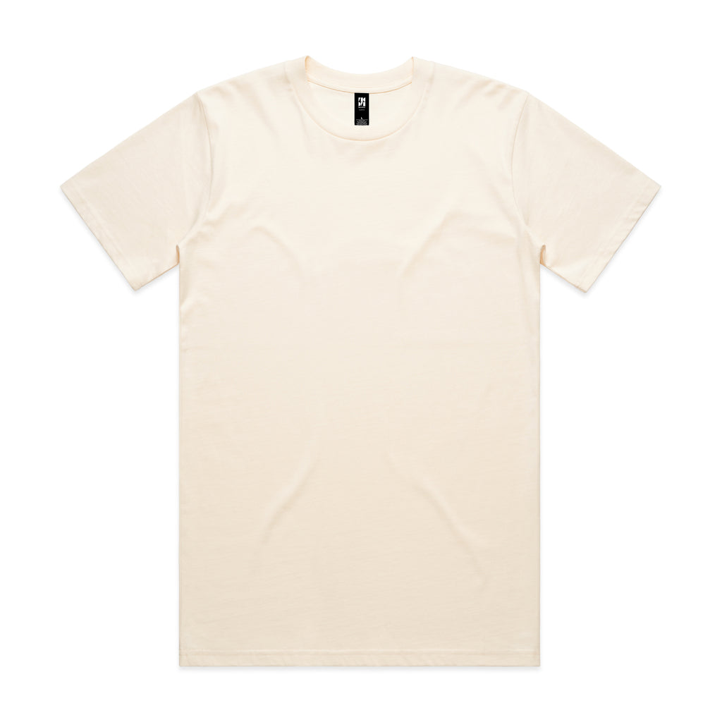Men Short Sleeve Standard Tshirt in Ecru
