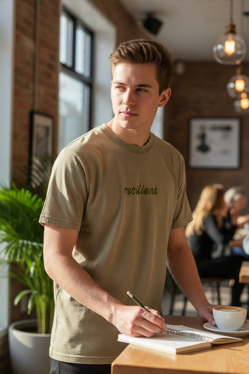 Personalised Embroidered Affirmation Tee