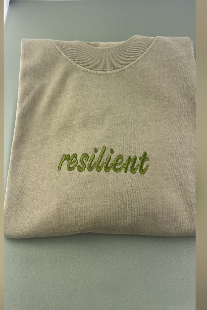 Personalised Embroidered Affirmation Tee