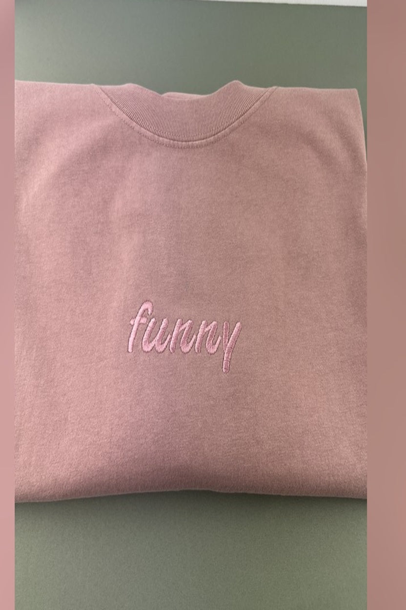 Personalised Embroidered Affirmation Tee