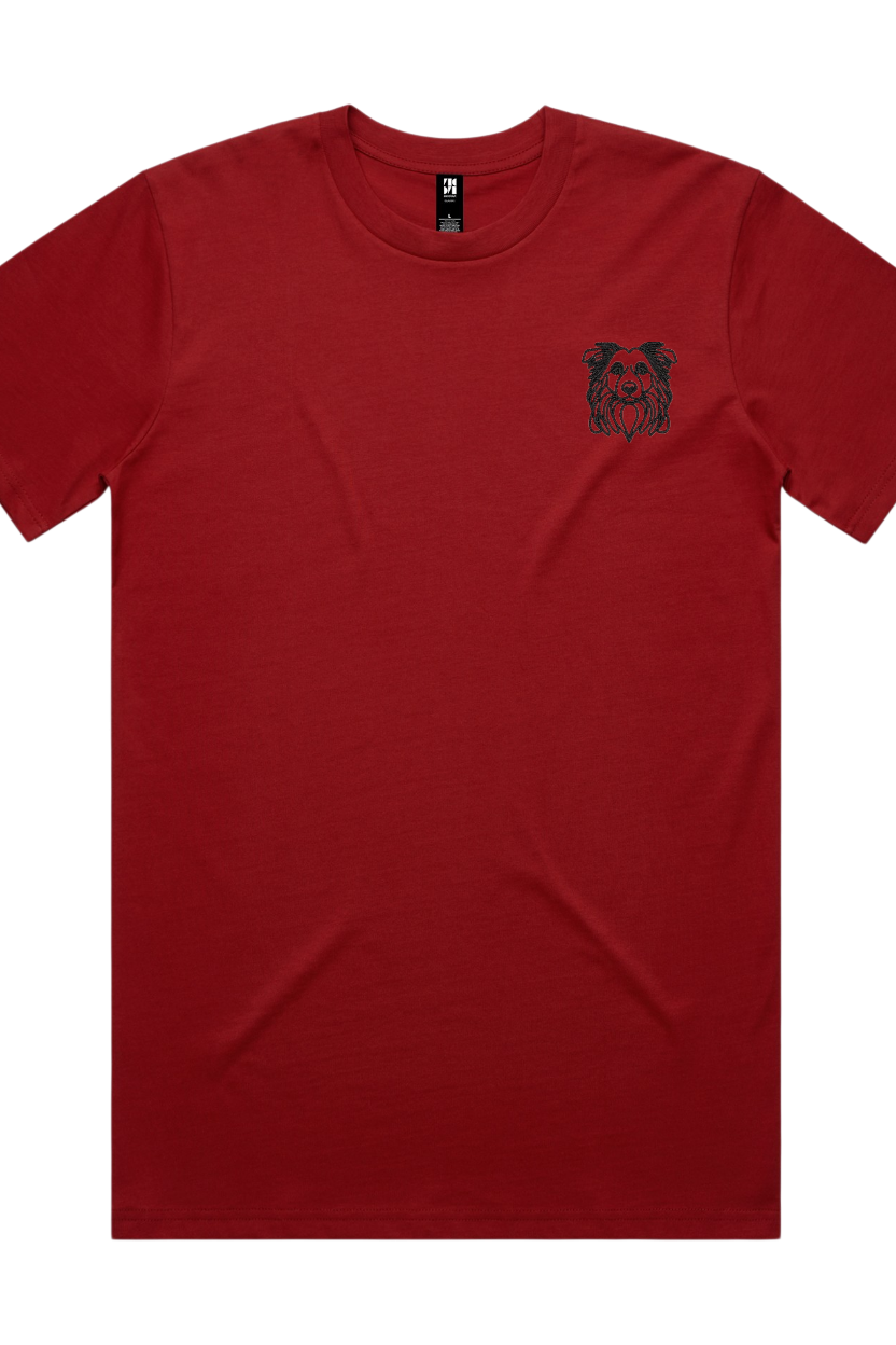 Border Collie Face Logo