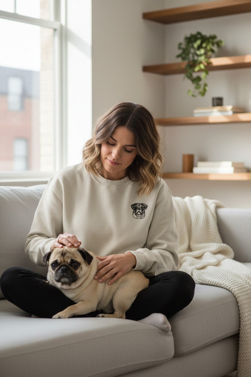 Pug  Face Logo