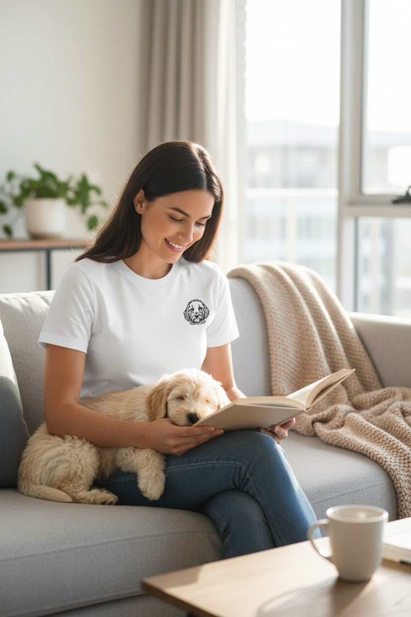 Toy Poodle Face Logo