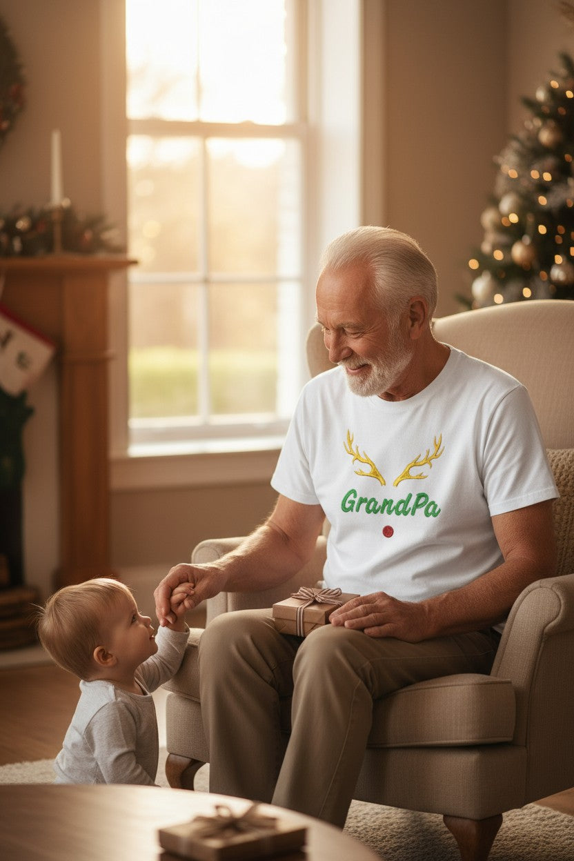 Christmas Deer Tshirt with name